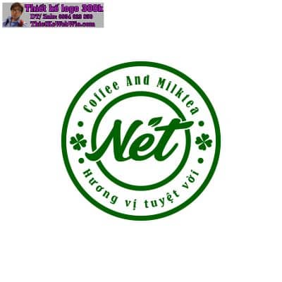 Thiết kế logo Coffee and Milktea NÉT