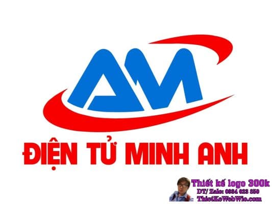 Thiết kế logo Điện tử Minh Anh