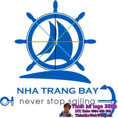 Thiết kế logo Du Ngoạn Thuyền Buồm Vịnh Nha Trang