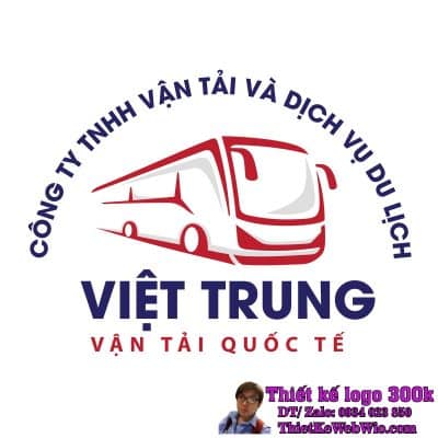 Thiết kế logo Du lịch Việt Trung