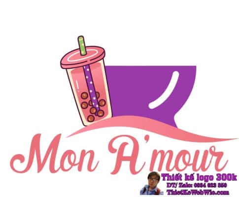 Thiết kế logo F&B Mon A'mour