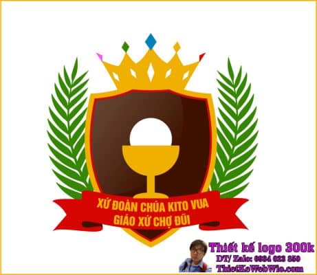 Thiết kế logo GIÁO XỨ Xứ Đoàn Chúa Kitô Vua
