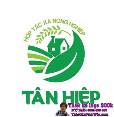 Thiết kế logo HỢP TÁC XÃ NÔNG NGHIỆP TÂN HIỆP