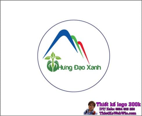 Thiết kế logo Hưng Đạo Xanh