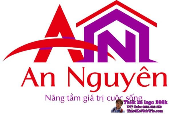 Thiết kế logo Kiến trúc và Xây dựng AN An Nguyên