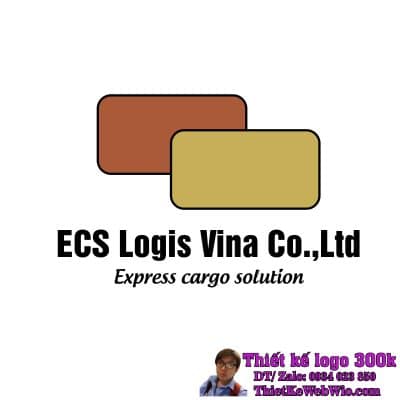 Thiết kế logo Logistics ECS