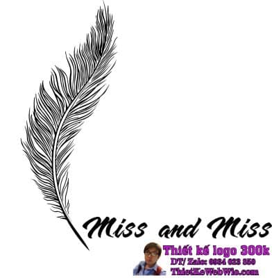 Thiết kế logo Lông vũ Miss and Miss