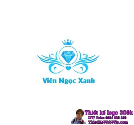 Thiết kế logo Massage Viên Ngọc Xanh