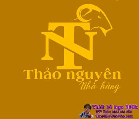 Thiết kế logo Nhà hàng TN Thảo nguyên