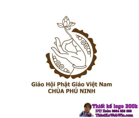 Thiết kế logo Phật giáo CHÙA PHÚ NINH