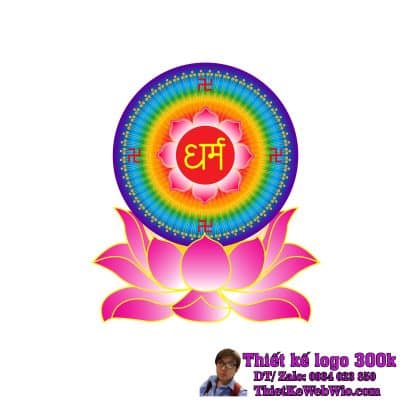 Thiết kế logo Phật giáo Pháp Vạn