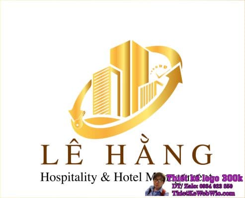 Thiết kế logo Quản lý khách sạn Lê Hằng