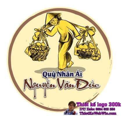 Thiết kế logo Quỹ nhân ái Nguyễn Văn Đức
