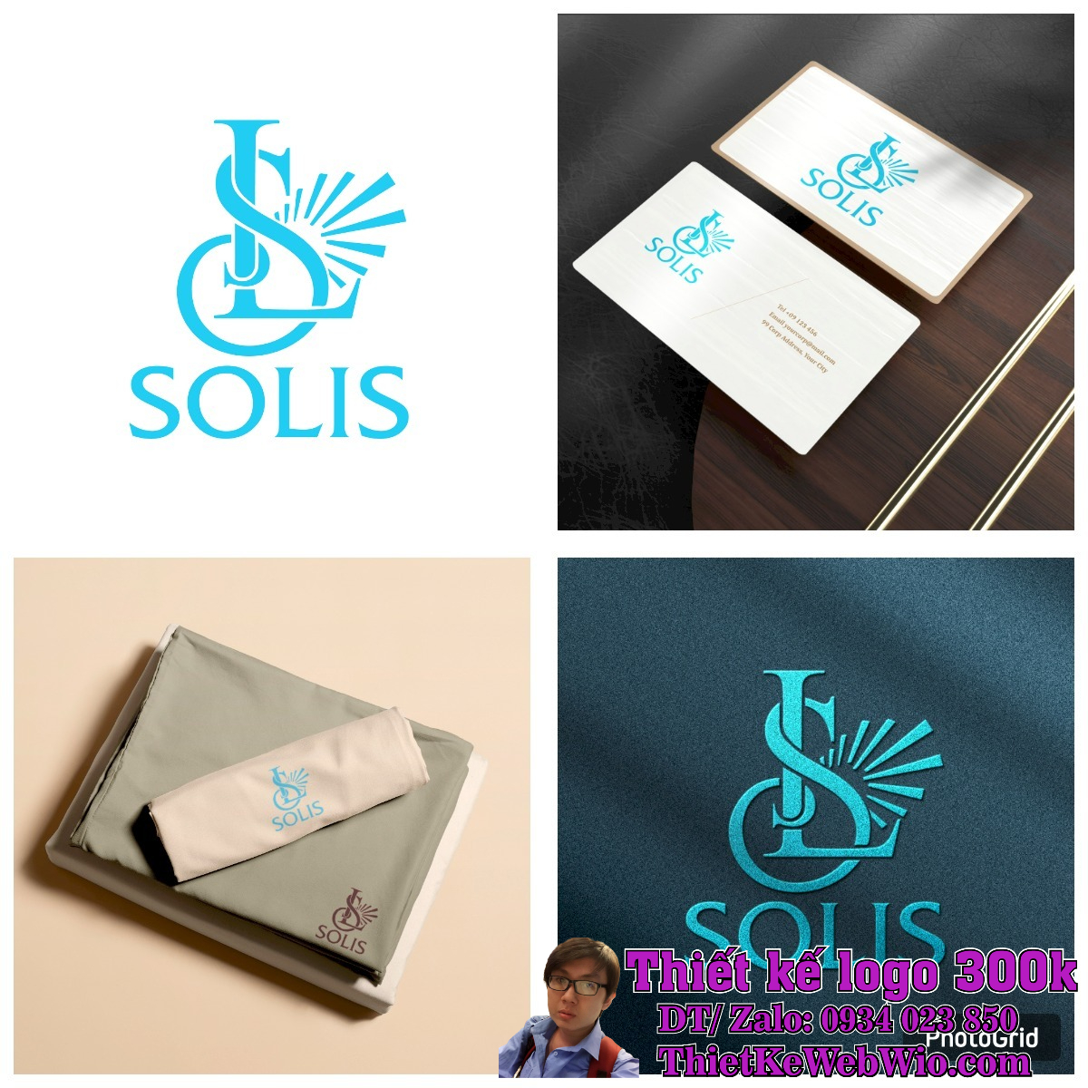 Thiết kế logo SOLIS, GIÁ RẺ 300K ĐẸP CHUYÊN NGHIỆP - WIO