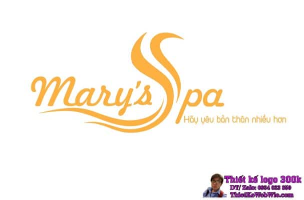 Thiết kế logo Spa làm đẹp Mary's Spa