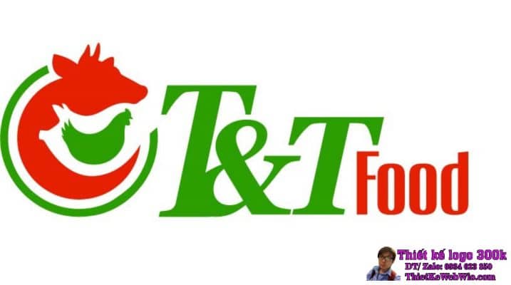 Thiết kế logo Thực Phẩm quốc tế T&T
