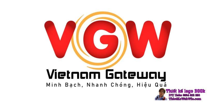 Thiết kế logo Thương mại và Tư vấn đầu tư Vietnam Gateway