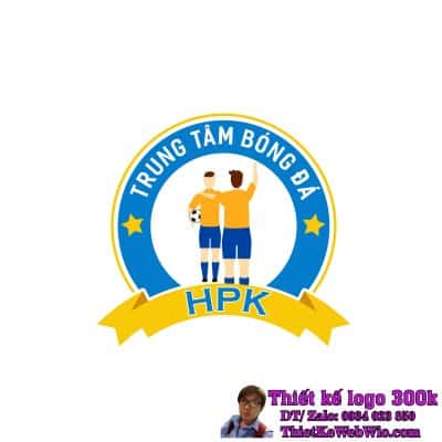 Thiết kế logo Trung Tâm Bóng Đá HPK