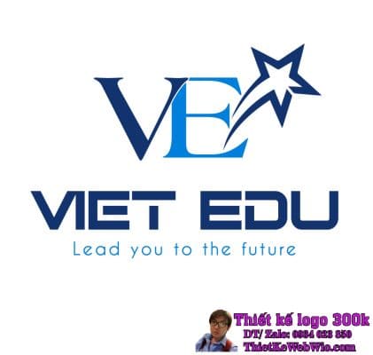 Thiết kế logo Trung tâm Ngoại ngữ Viet Edu