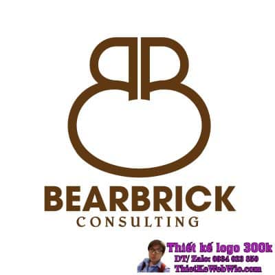 Thiết kế logo Tư vấn và phát triển phần mềm Bearbrick