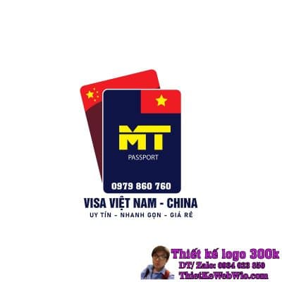 Thiết kế logo Visa Việt Nam China MT