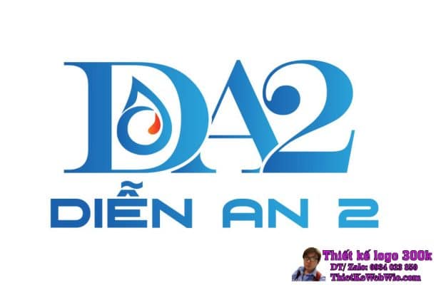 Thiết kế logo Xăng Dầu Diễn An 2