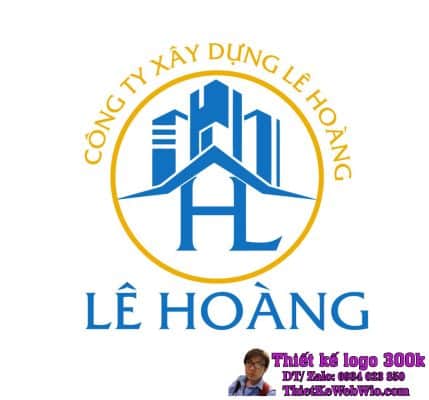 Thiết kế logo Xây Dựng Lê Hoàng