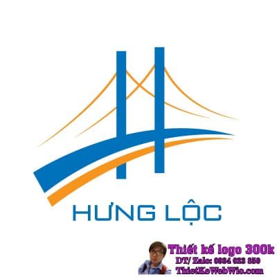 Thiết kế logo Xây dựng Hưng Lộc