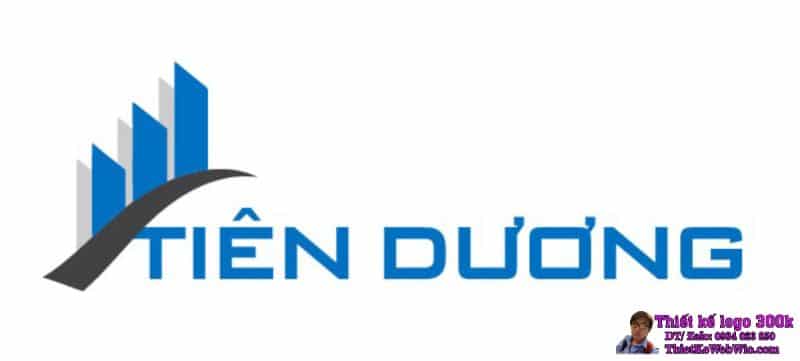 Thiết kế logo Xây dựng TIÊN DƯƠNG