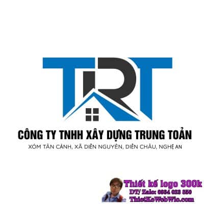 Thiết kế logo Xây dựng Trung Toản