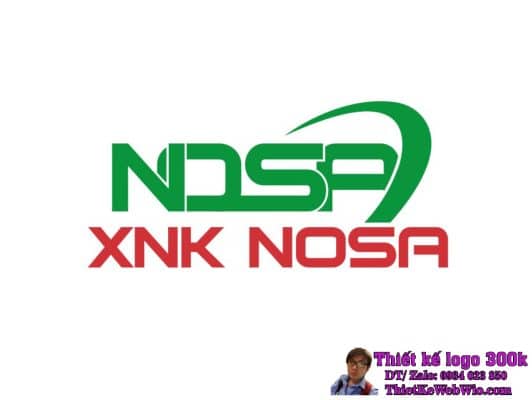 Thiết kế logo Xuất Nhập Khẩu NOSA