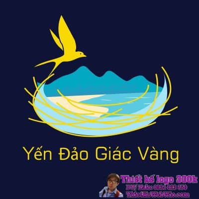 Thiết kế logo Yến Đảo Giác Vàng