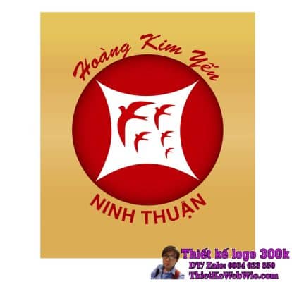 Thiết kế logo Yến Sào Hoàng Kim Yến