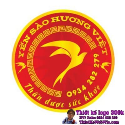 Thiết kế logo Yến Sào Hương Việt
