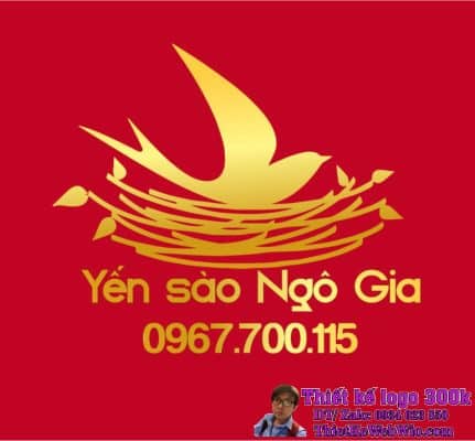 Thiết kế logo Yến sào Ngô Gia