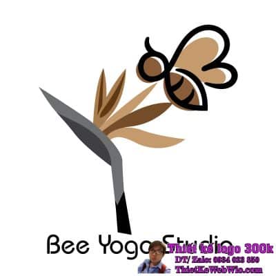 Thiết kế logo Yoga Bee