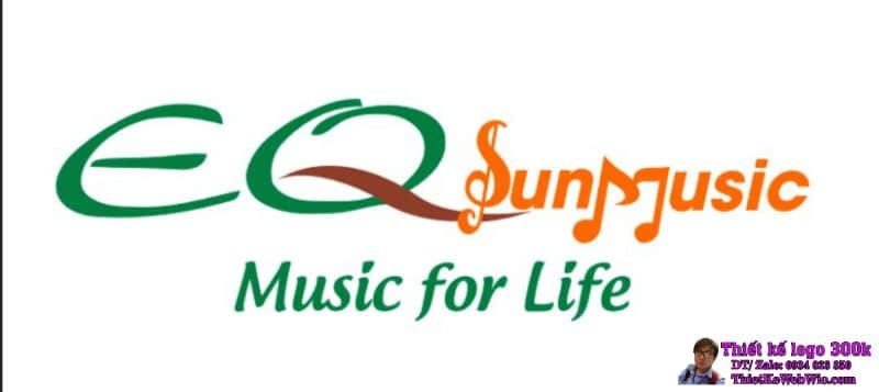 Thiết kế logo âm nhạc EQ Sunmusic