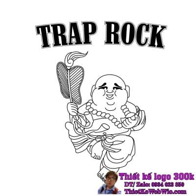 Thiết kế logo âm nhạc Trap Rock