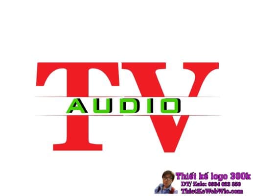 Thiết kế logo âm thanh TV AUDIO