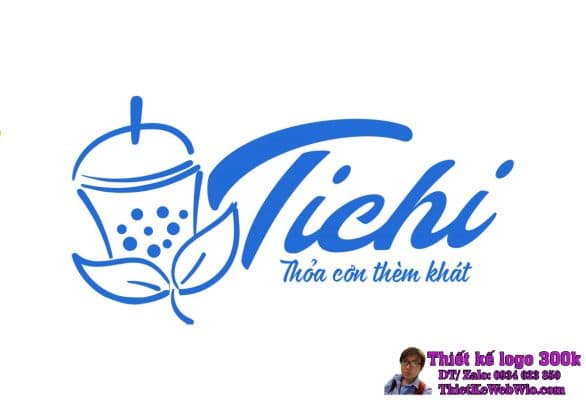 Thiết kế logo ăn vặt TICHI