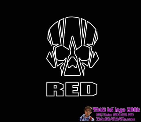 Thiết kế logo áo thun RED