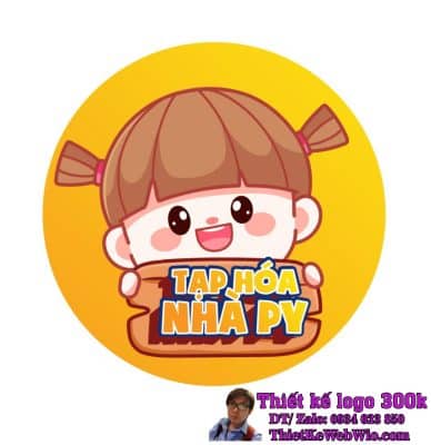 Thiết kế logo bán lẻ Tạp Hóa Nhà Py