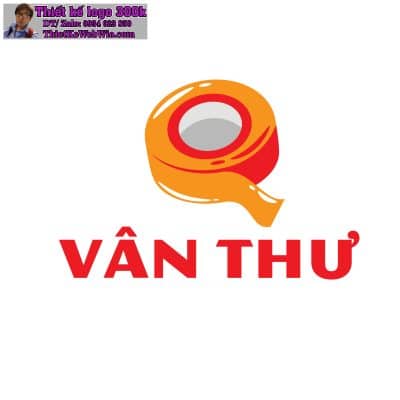 Thiết kế logo băng keo Vân Thư