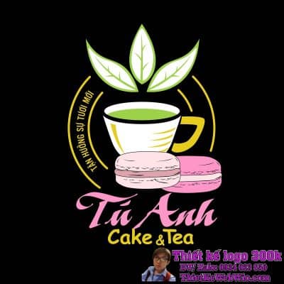 Thiết kế logo bánh và trà Tú Anh Cake & Tea