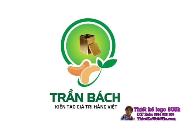 Thiết kế logo bao bì kim loại Trần Bách