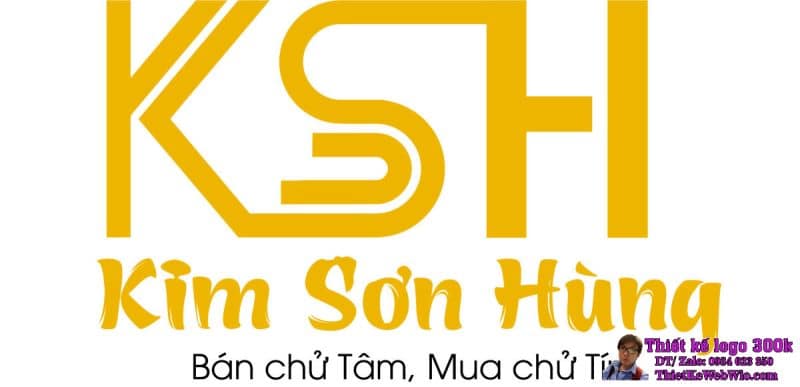 Thiết kế logo bao bì nhựa KSH Kim Sơn Hùng