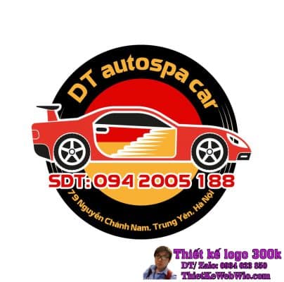 Thiết kế logo bảo dưỡng ô tô DT Autospa Car