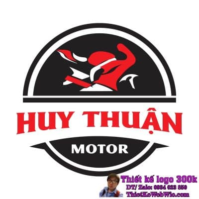 Thiết kế logo bảo dưỡng sửa chữa xe máy Huy Thuận Motor