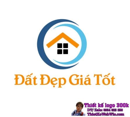 Thiết kế logo bất động sản Đất Đẹp Giá Tốt