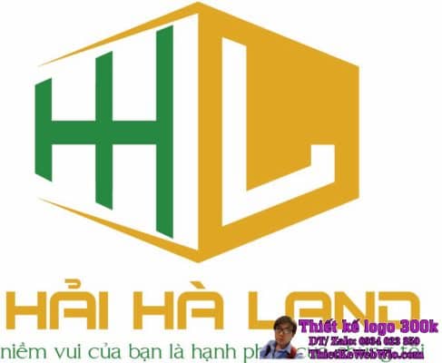 Thiết kế logo bất động sản Hải Hà Land
